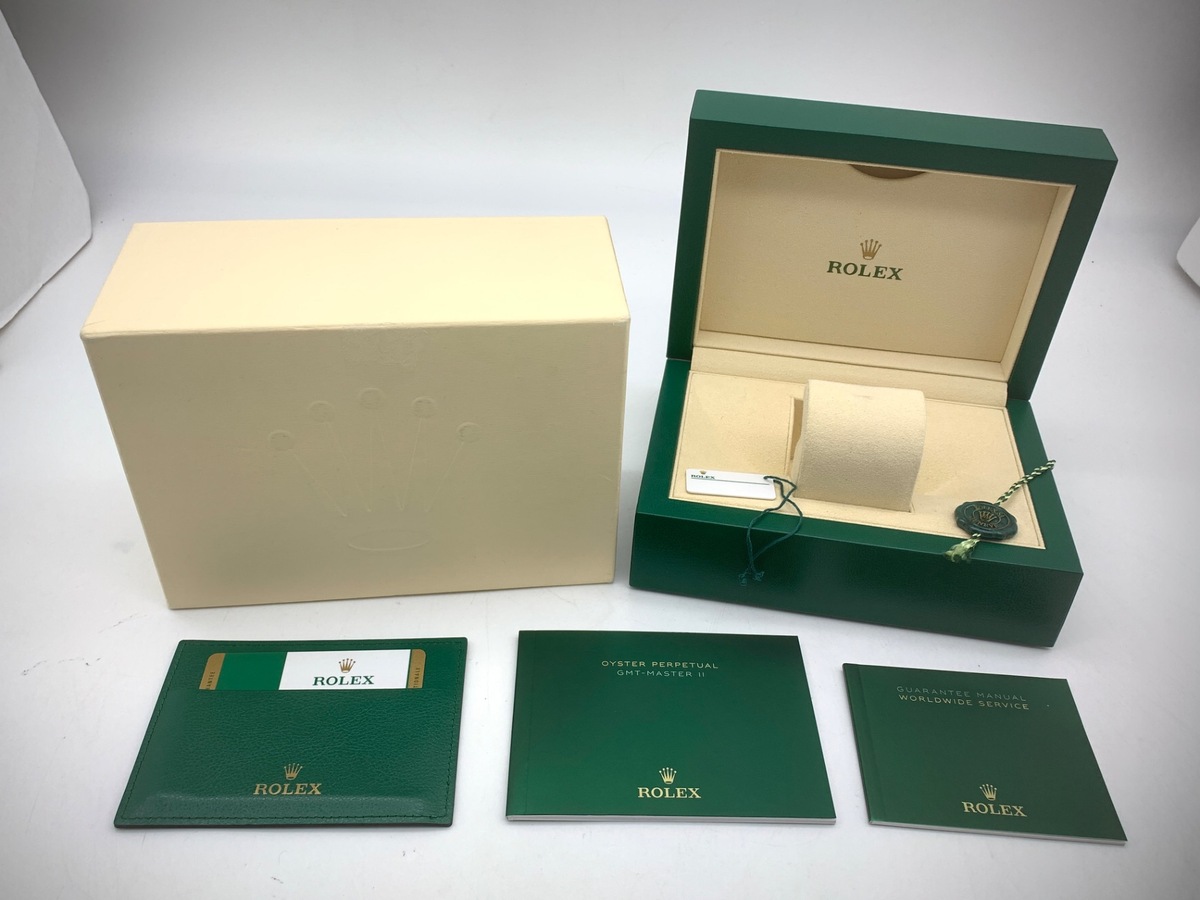 ロレックス(ROLEX) GMTマスターII ブラック 126711CHNR ステンレススティール/ローズゴールド オイスターブレス ブラック/ブルーベゼル