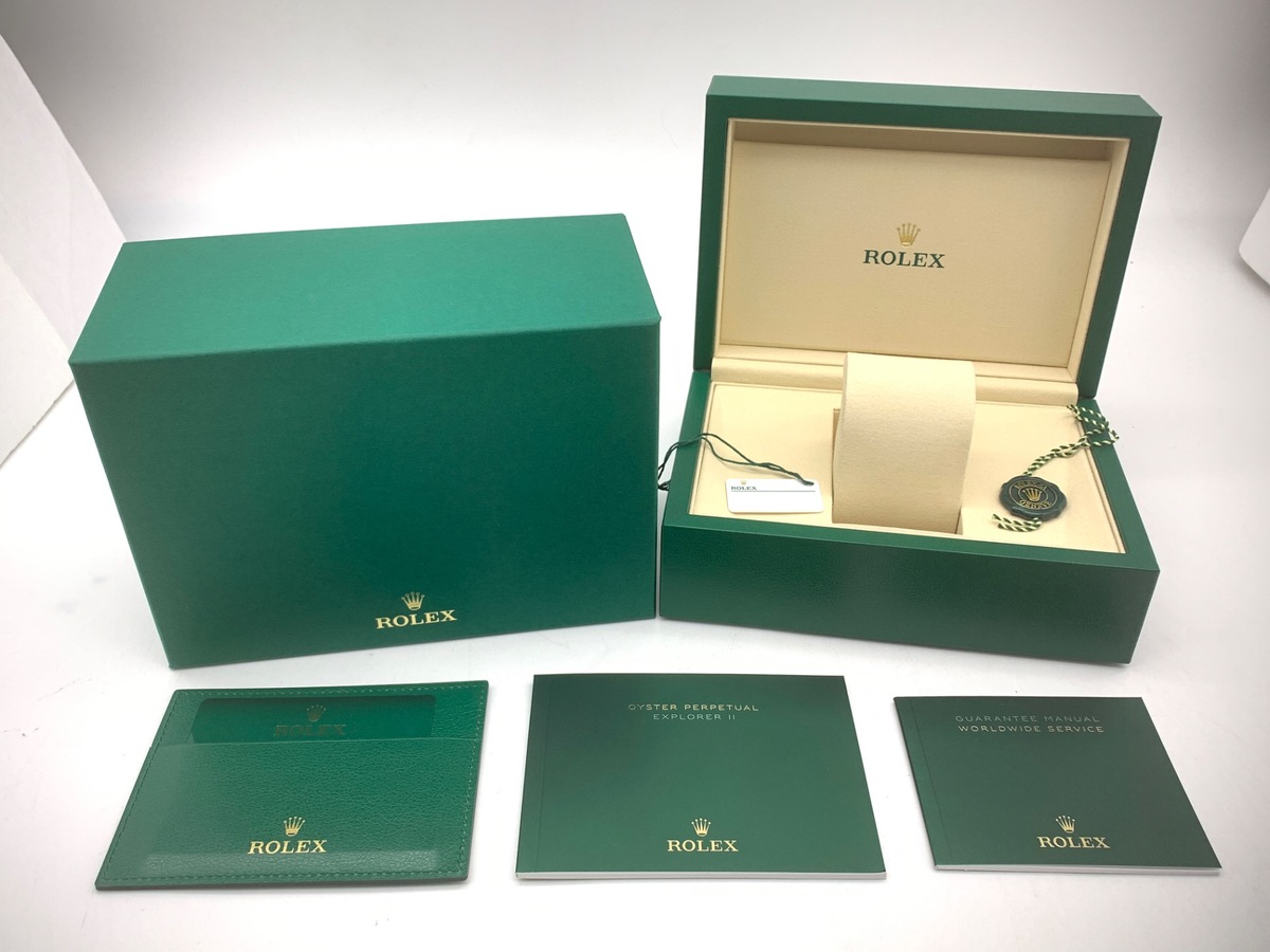 ロレックス(ROLEX) エクスプローラーII ブラック 226570 ステンレススティール