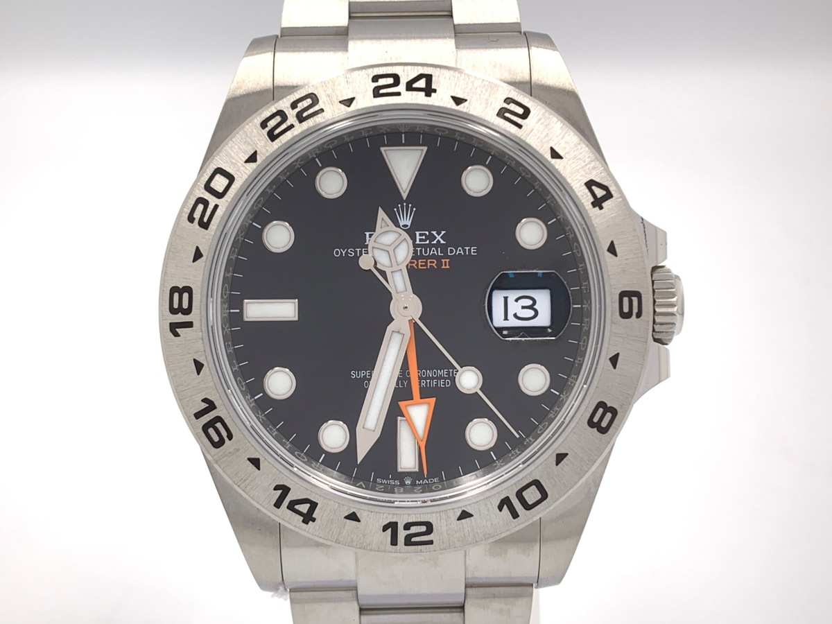 中古：AA(新品同様)】ロレックス(ROLEX) エクスプローラーII ブラック