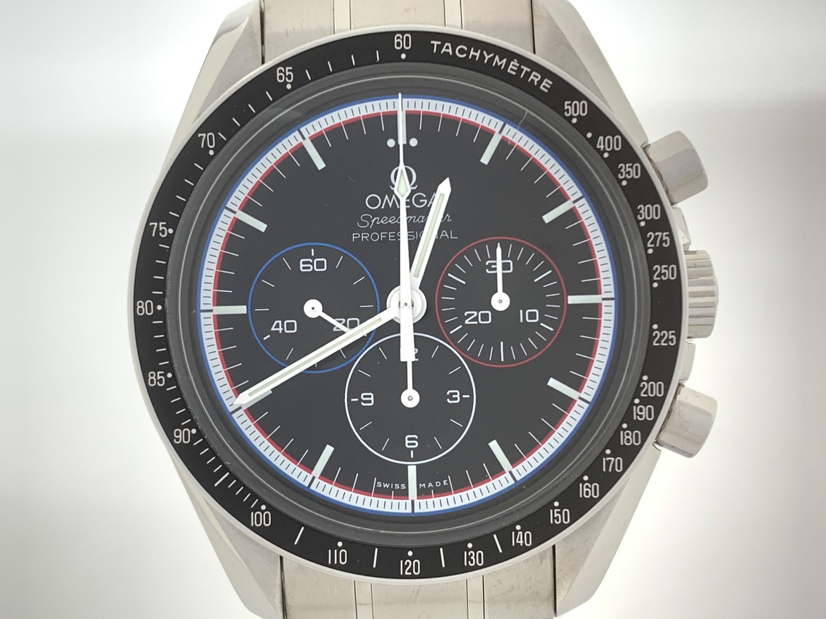 オメガ(OMEGA) スピードマスター プロフェッショナル ブラック 311.30.42.30.01.003 ステンレススティール アポロ15号 40周年記念