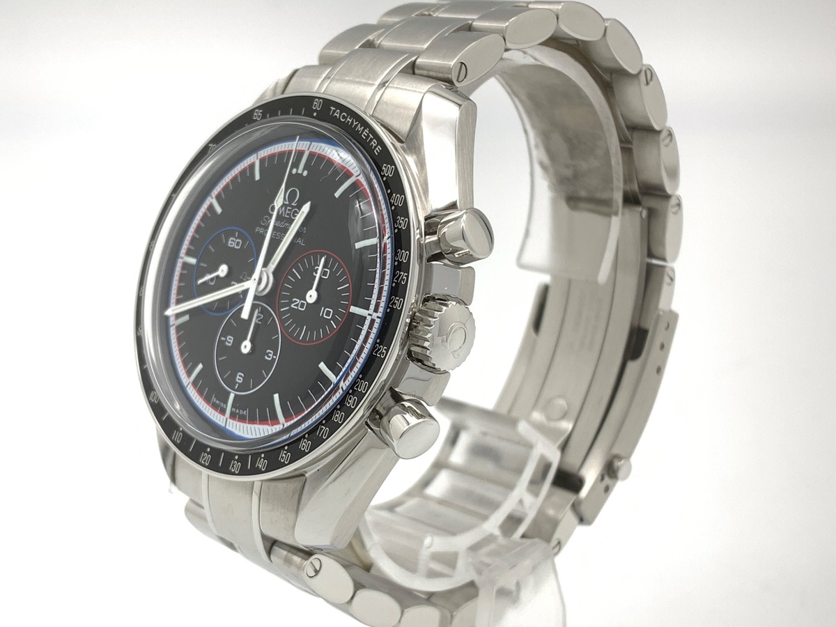 オメガ(OMEGA) スピードマスター プロフェッショナル ブラック 311.30.42.30.01.003 ステンレススティール アポロ15号 40周年記念