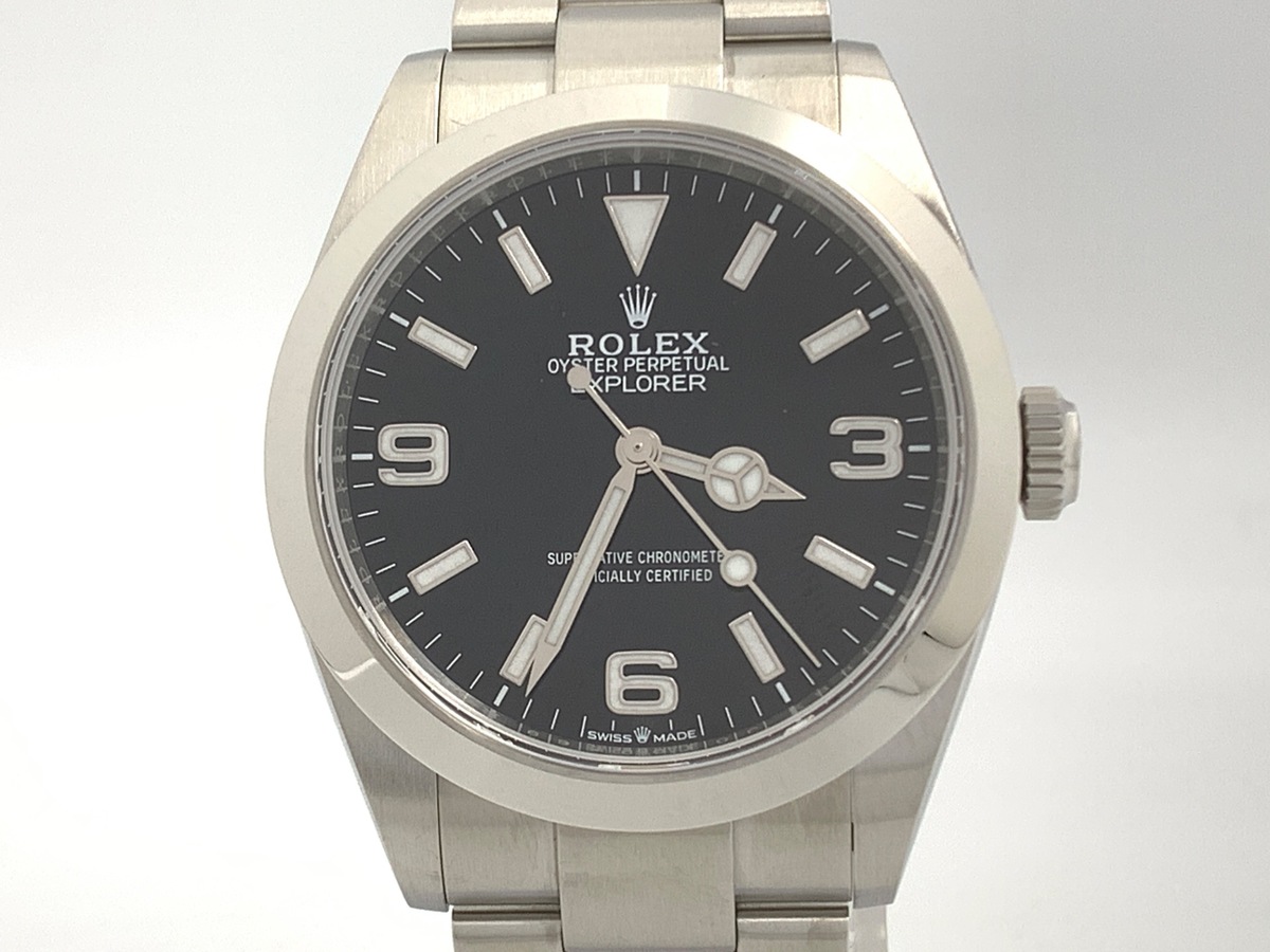 �����b�N�X(ROLEX) �G�N�X�v���[���[I �u���b�N 224270 �X�e�����X�X�e�B�[��