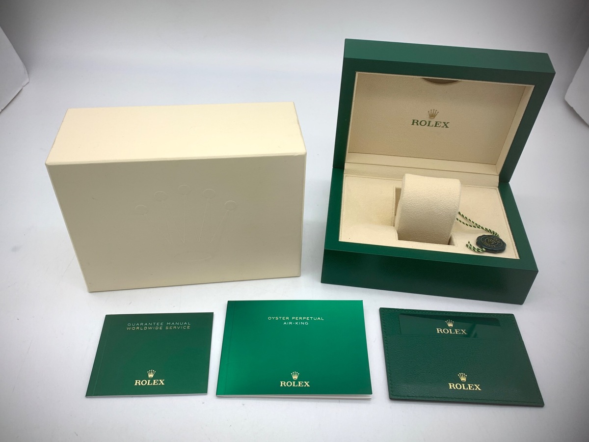 ロレックス(ROLEX) エアキング ブラック 126900 ステンレススティール