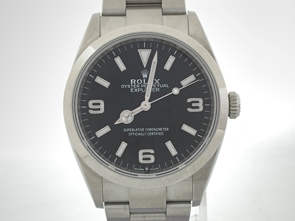 �����b�N�X(ROLEX) �G�N�X�v���[���[I �u���b�N 124270 �X�e�����X�X�e�B�[��