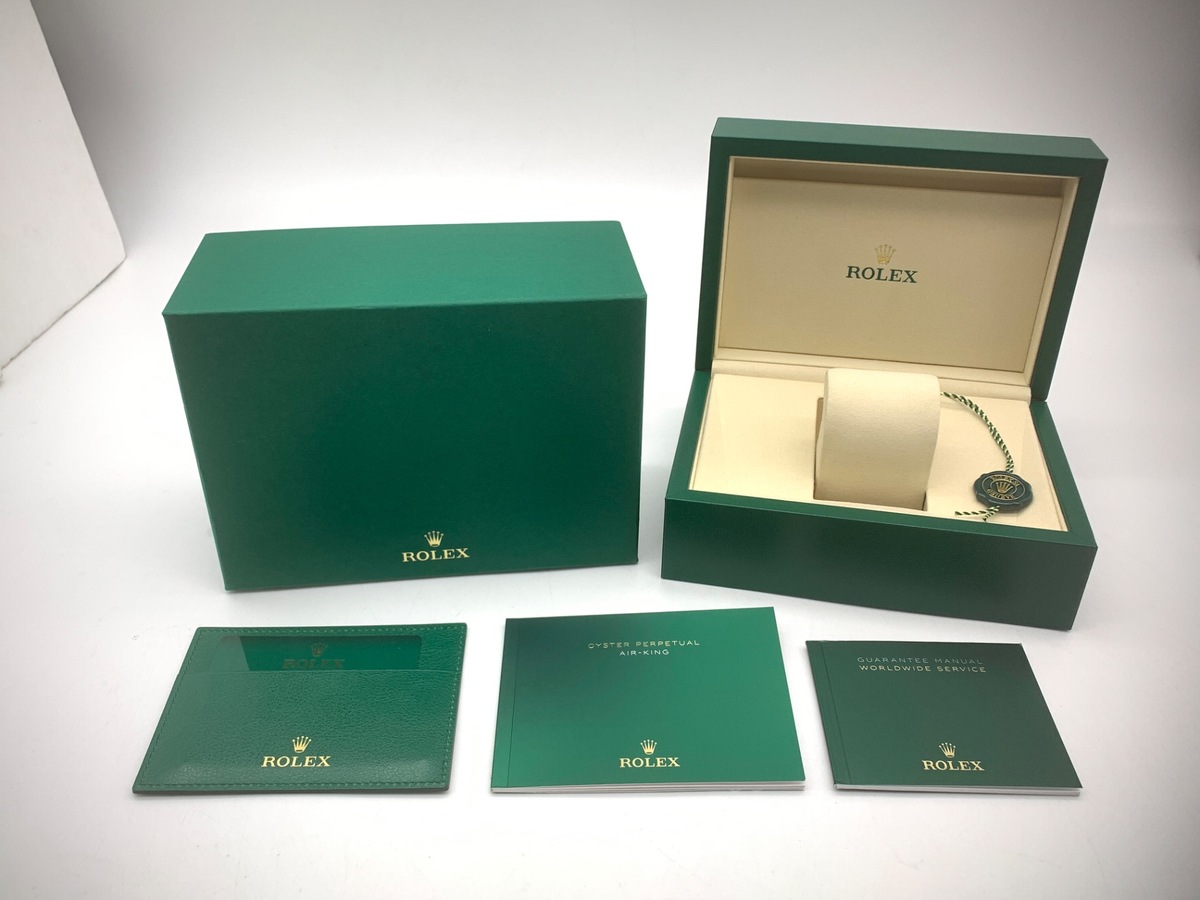 ロレックス(ROLEX) エアキング ブラック 126900 ステンレススティール