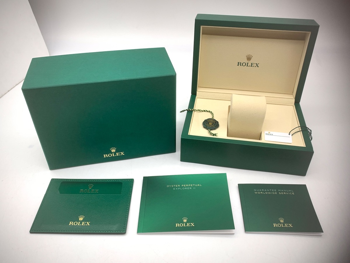 ロレックス(ROLEX) エクスプローラーII ブラック 226570 ステンレススティール