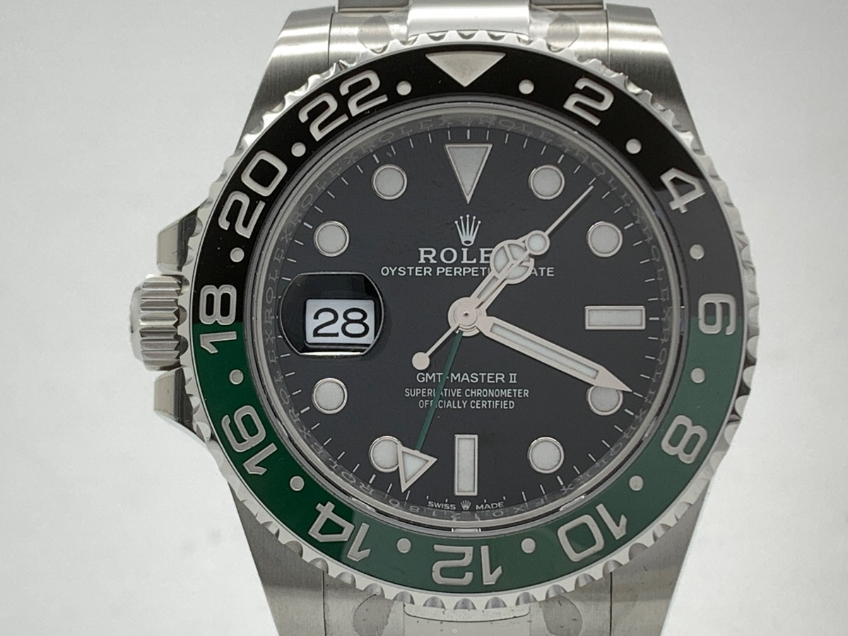 ロレックス(ROLEX) GMTマスターII ブラック 126720VTNR ステンレススティール オイスターブレス