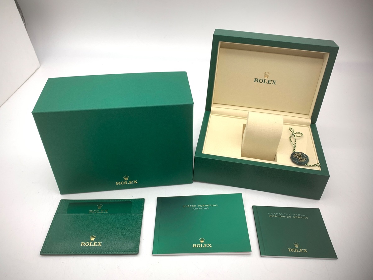 ロレックス(ROLEX) エアキング ブラック 126900 ステンレススティール