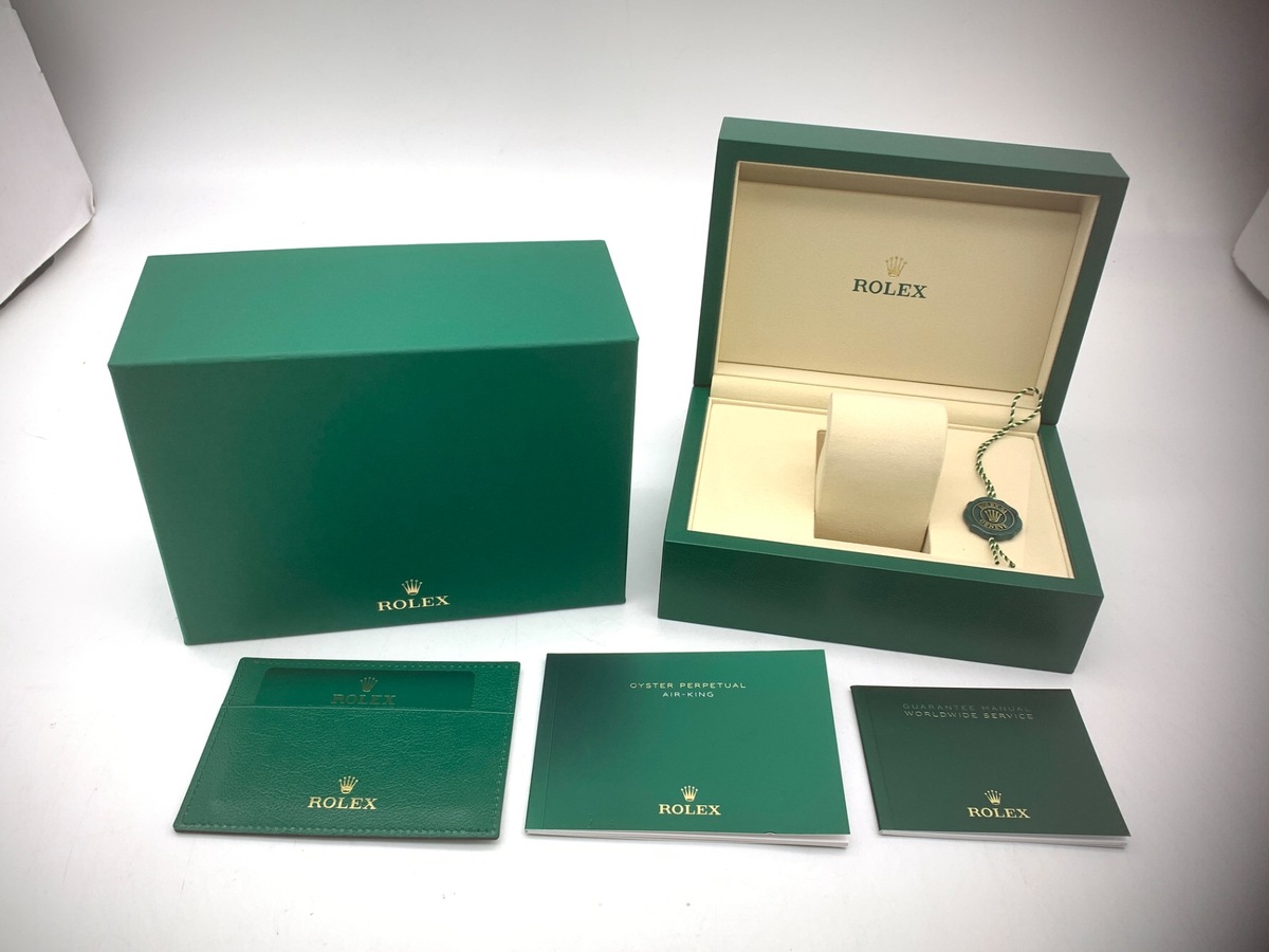ロレックス(ROLEX) エアキング ブラック 126900 ステンレススティール