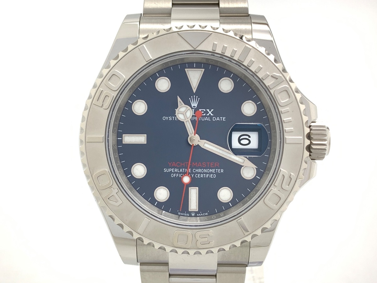 ロレックス(ROLEX) ヨットマスター ブルー 126622 ステンレススティール/プラチナ