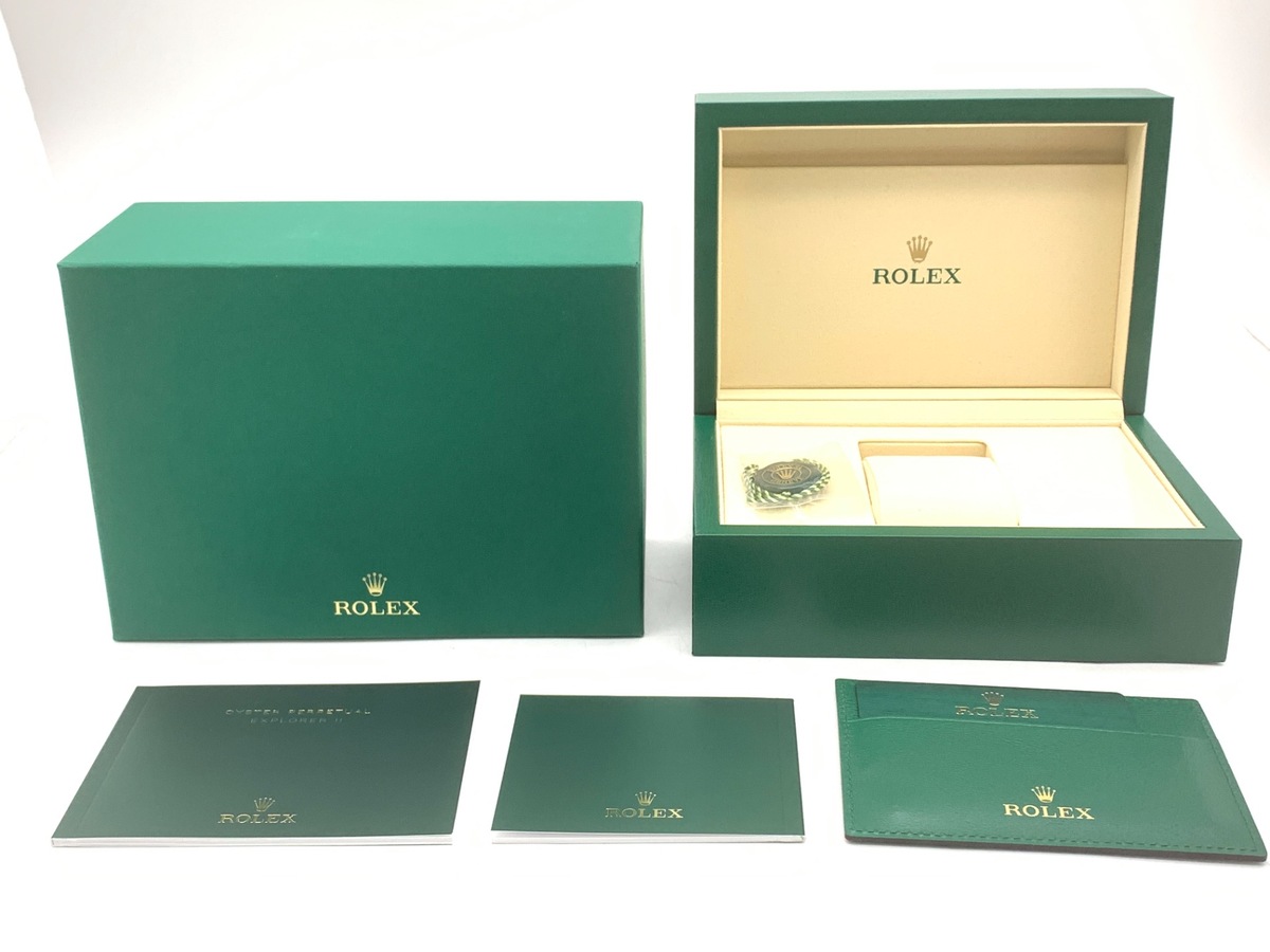 ロレックス(ROLEX) エクスプローラーII ブラック 226570 ステンレススティール