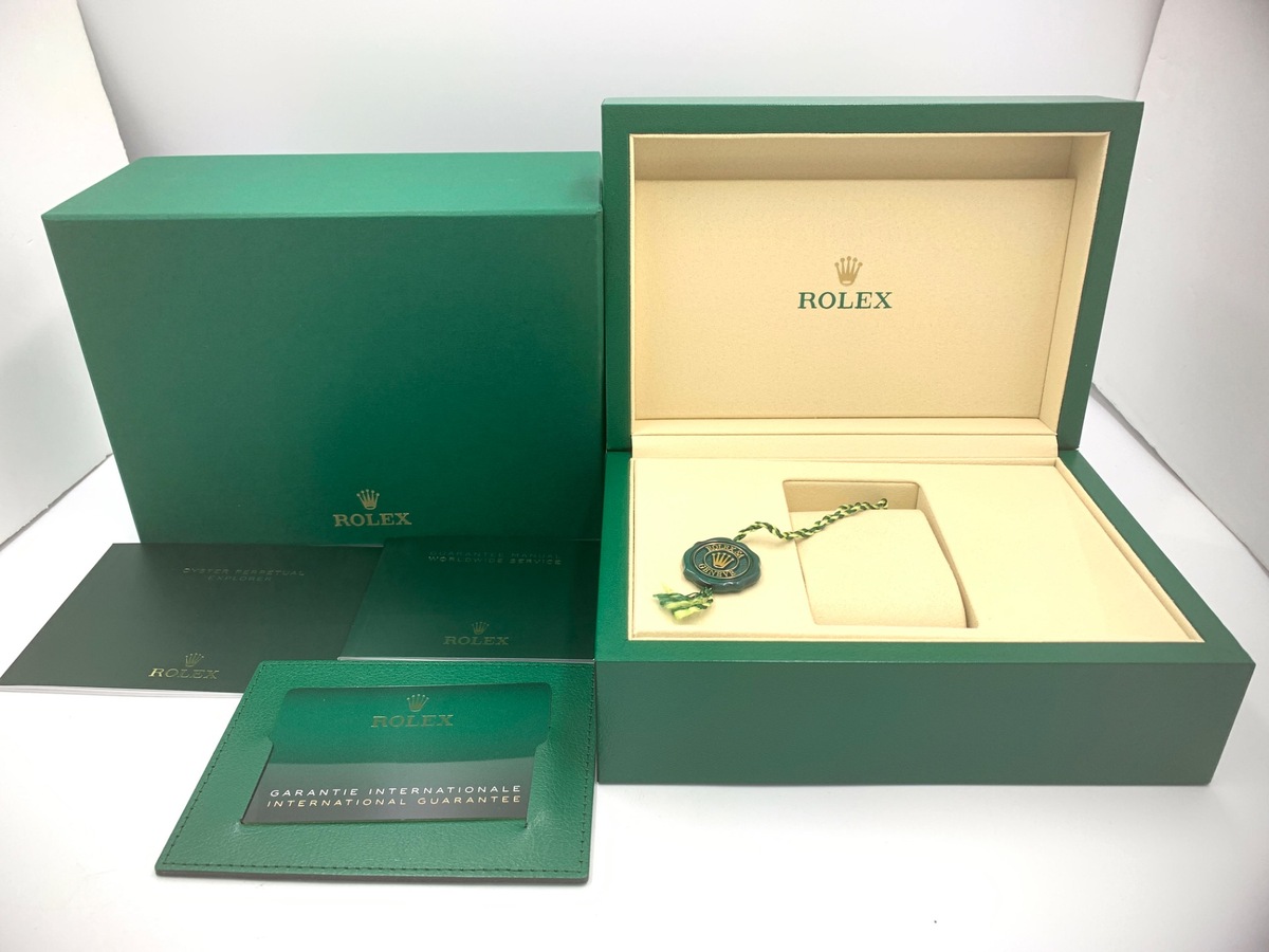 ロレックス(ROLEX) エクスプローラーI ブラック 124273 ステンレススティール/イエローゴールド