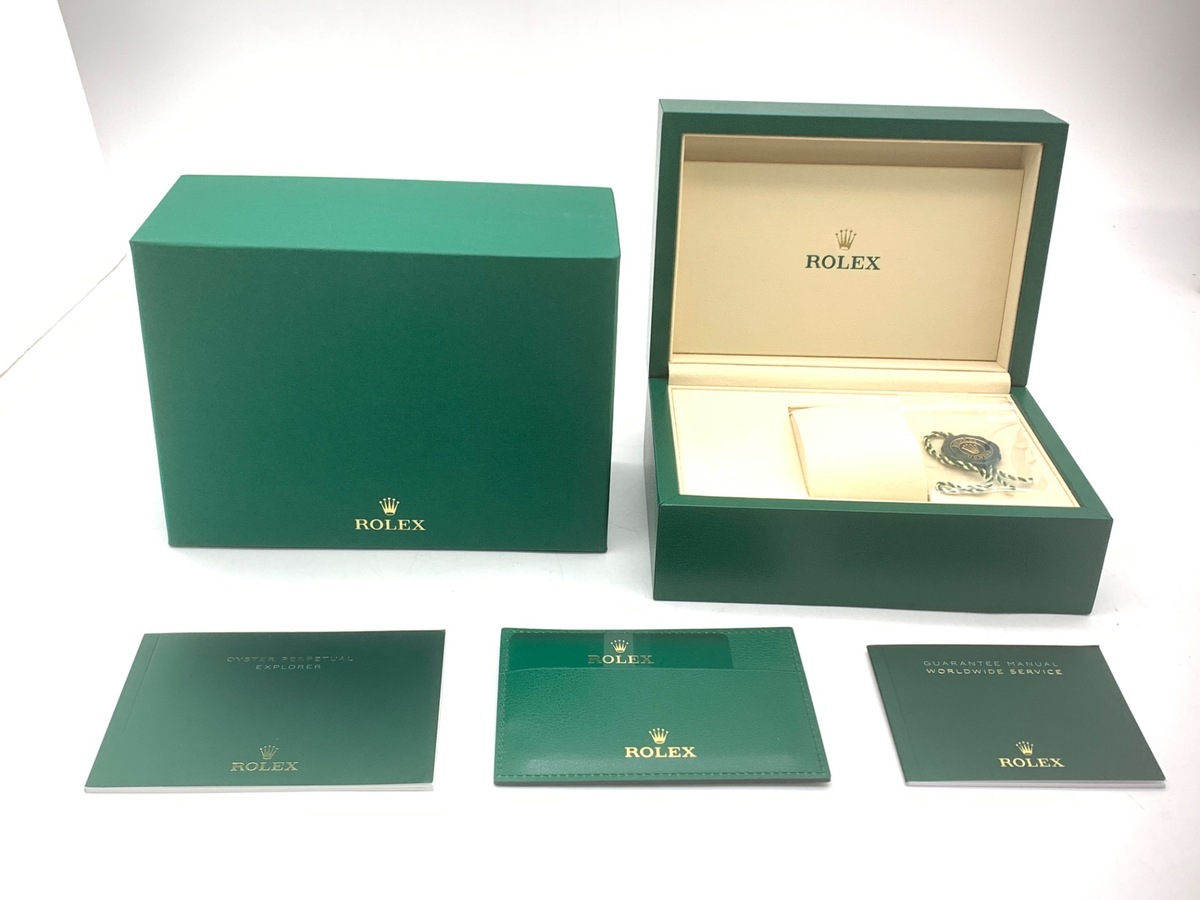ロレックス(ROLEX) エクスプローラーI ブラック 224270 ステンレススティール