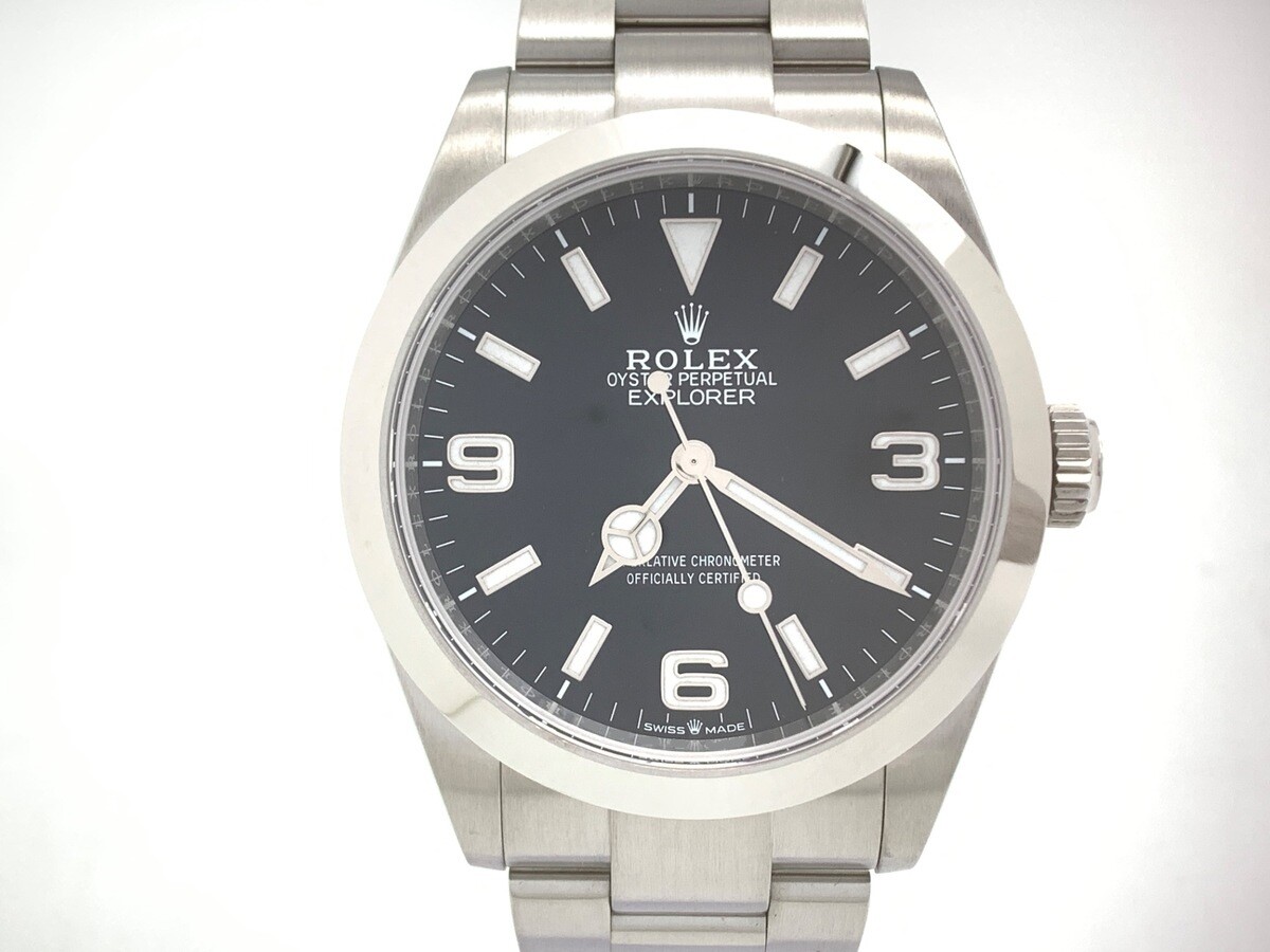 ロレックス(ROLEX) エクスプローラーI ブラック 224270 ステンレススティール