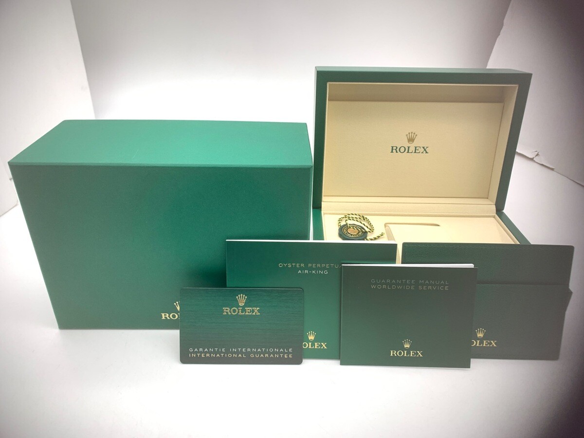 ロレックス(ROLEX) エアキング ブラック 126900 ステンレススティール