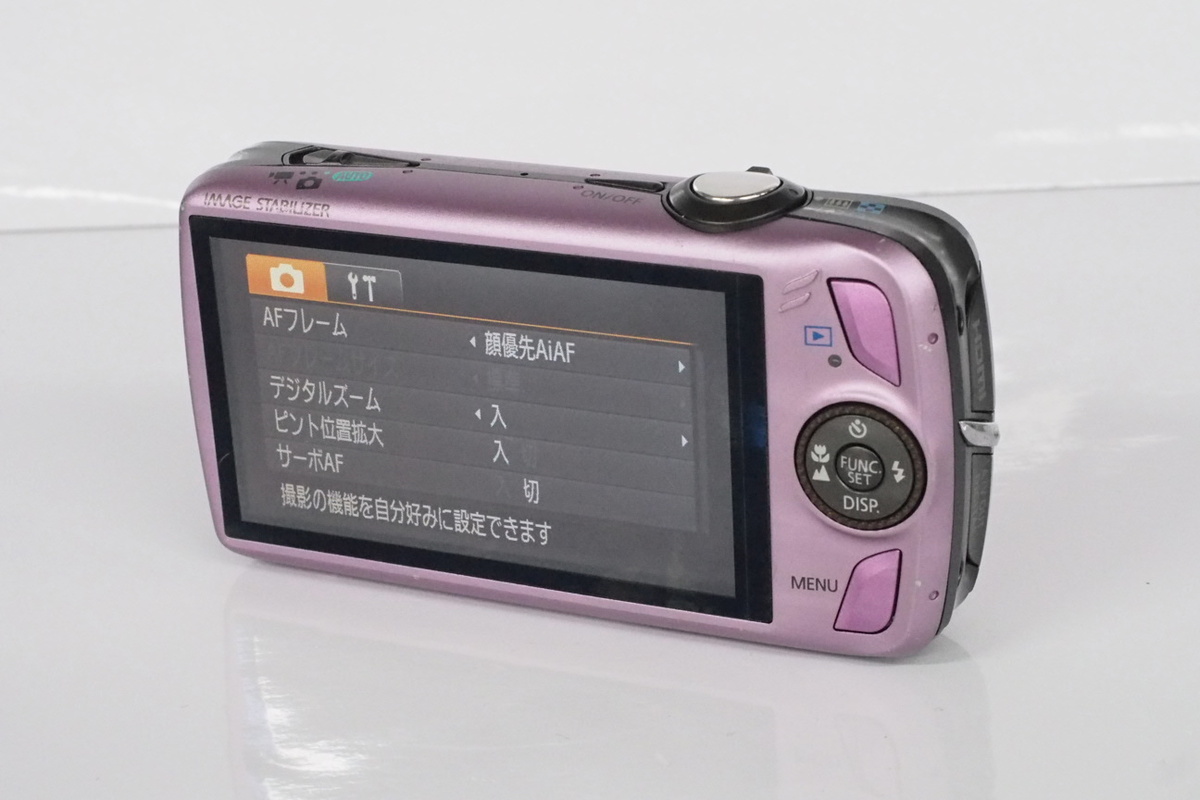 Canon IXY 930IS パープル コンパクトデジタルカメラ 中古品 中古】Canon キヤノン IXY Digital 930 IS パープル コンパクト