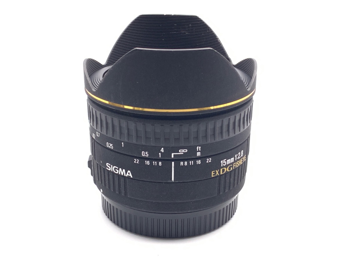 ジャンク SIGMA 15mm F2.8 EX DG FISHEYE canon Sigma 15mm f/2.8 EX DG Diagonal Fisheye Lens for Canon SLR
