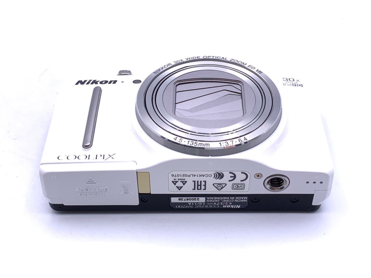 中古】ニコン COOLPIX S9700 WH エレガントホワイト｜｜カメラの