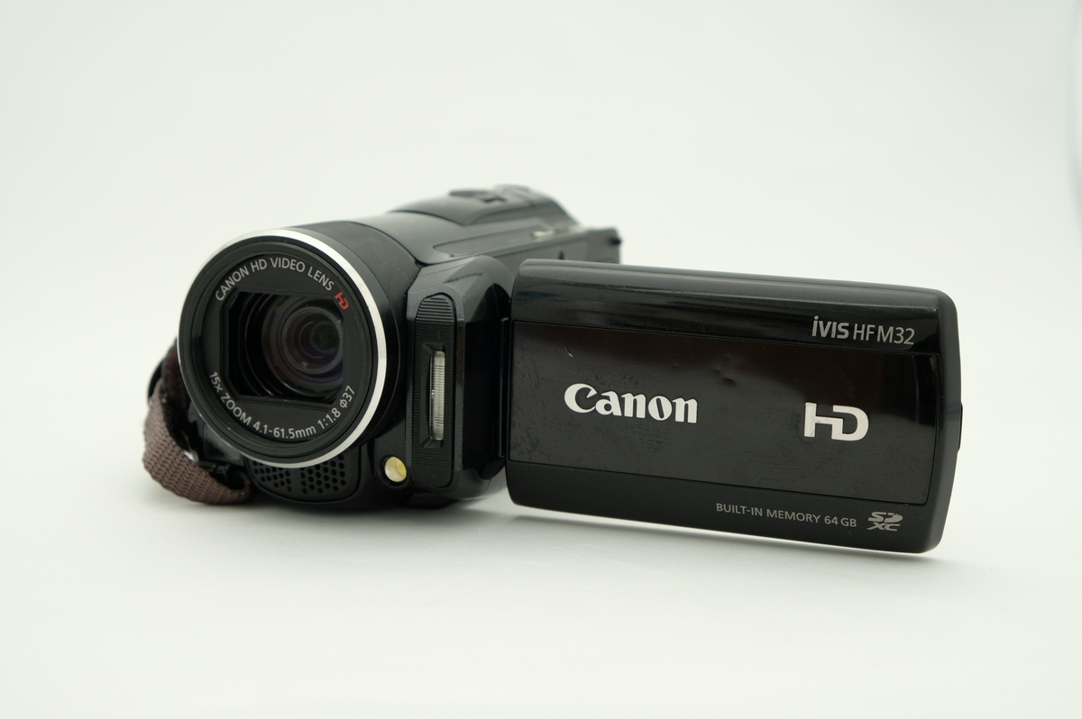 中古：C(やや難あり)】キヤノン iVIS HF M32 ブラック | 2445780037859