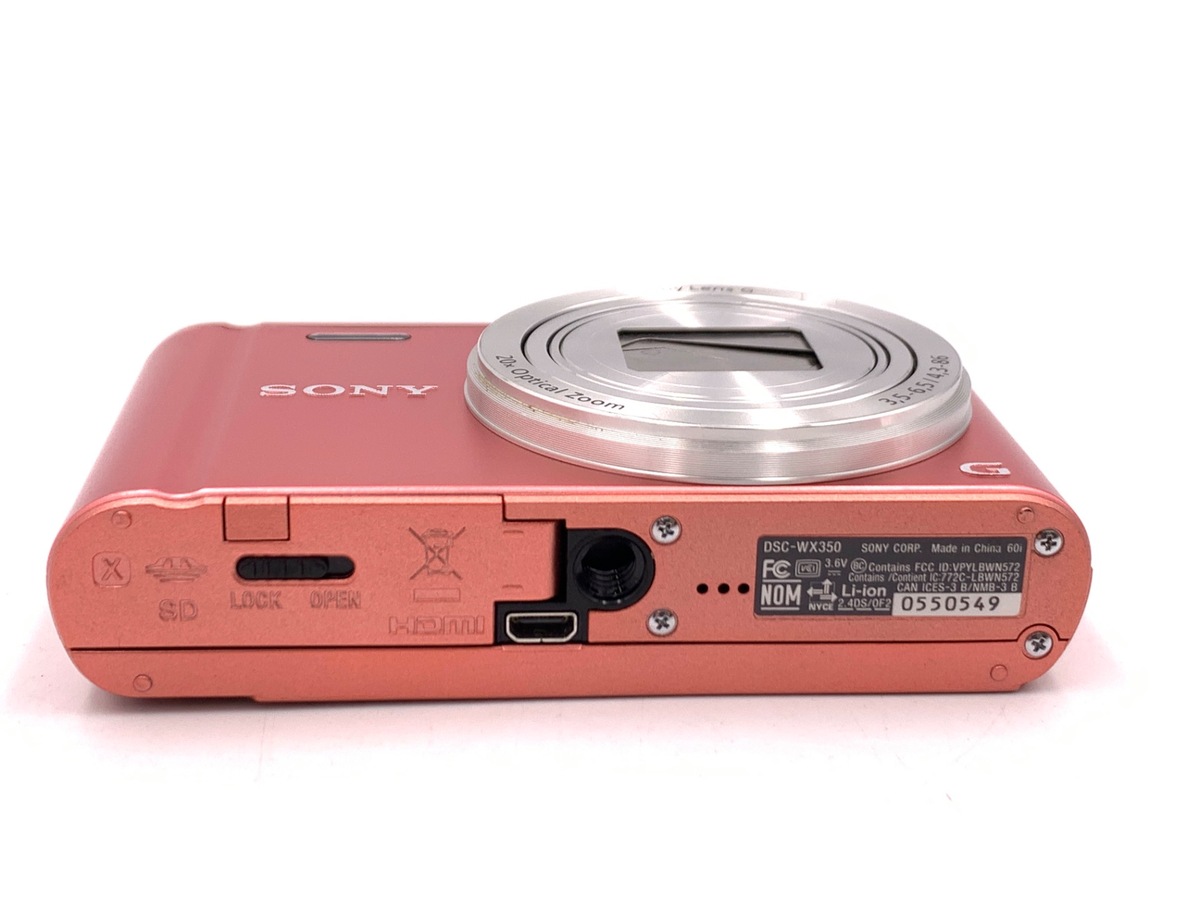 中古：B(並品)】ソニー Cyber-shot DSC-WX350 P ピンク | 2445780038627