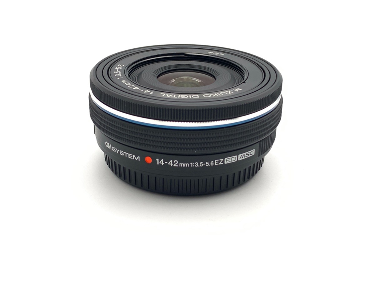 中古：A(美品)】OM SYSTEM M.ZUIKO ED 14-42mm F3.5-5.6 EZ ブラック 