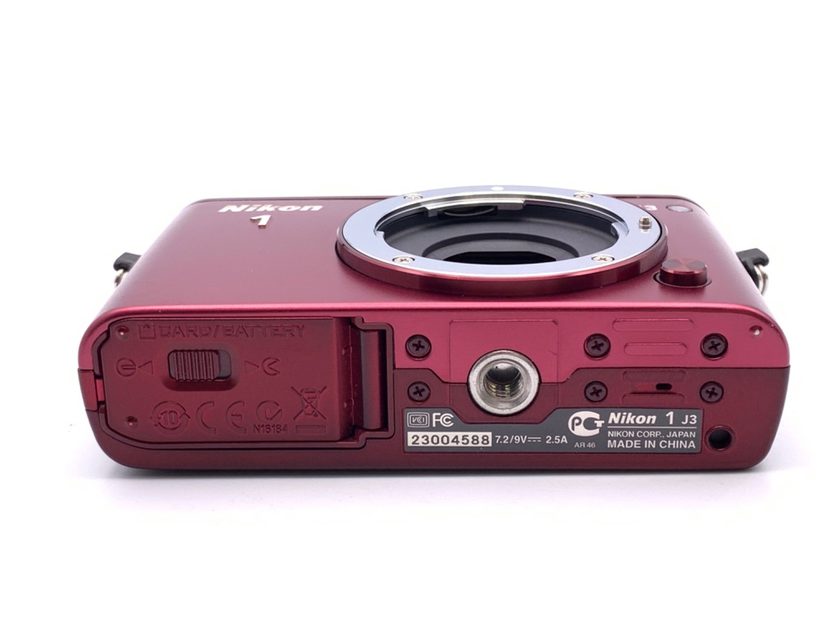 中古：AB(良品)】ニコン Nikon 1 J3 ボディ レッド | 2445780055129