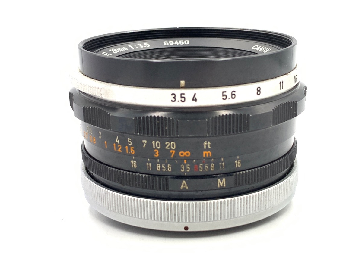 CANON FL 28 1:3.5広角レンズ 中古：B(並品)】キヤノン FL 28mm F3.5 | 2445780056904