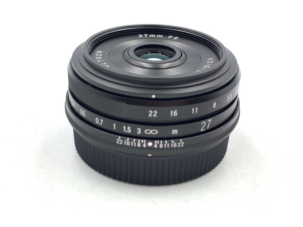 中古】コシナ フォクトレンダー ULTRON 27mm F2 ブラック（Xマウント用