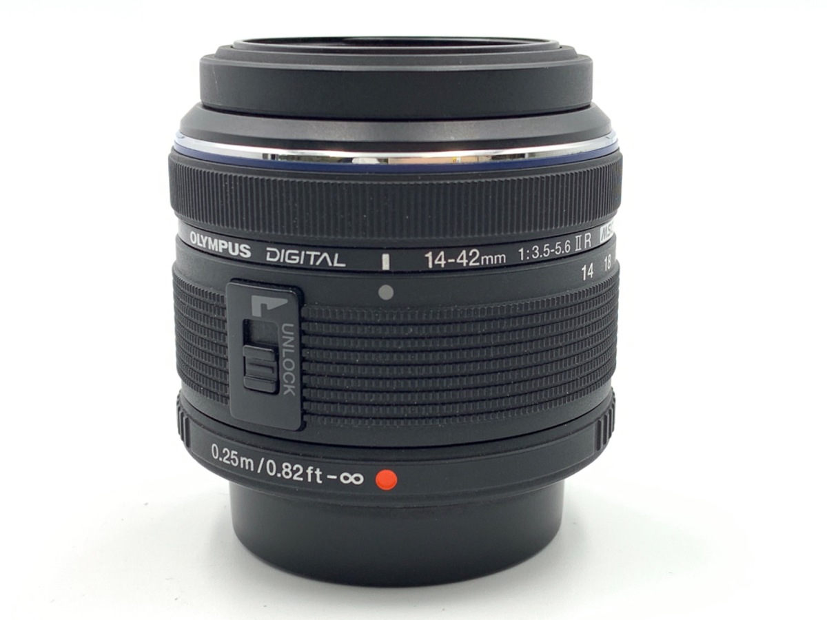 OLYMPUS - 【中古】(オリンパス) OLYMPUS M.ZUIKO DIGITAL 14-42/3.5-5.6II R ブラック M.ZUIKO DIGITAL 14-42mm F3.5-5.6 II R [ブラック] 中古価格