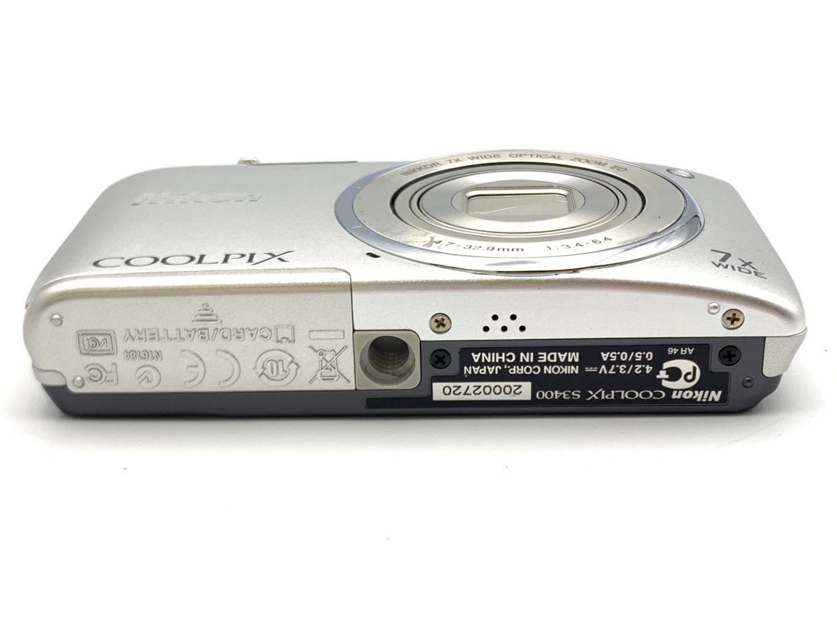 COOLPIX S3400(シルバー)【2005万画素】