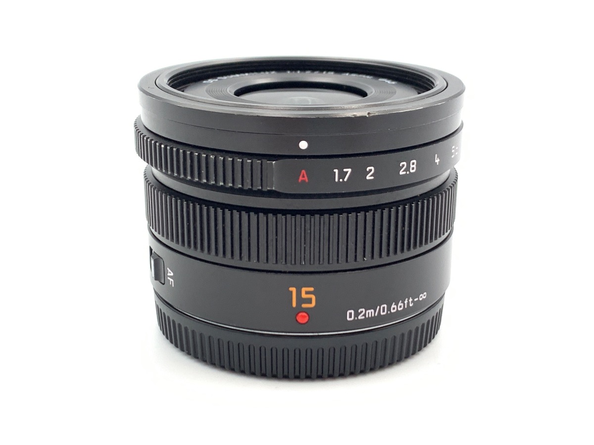 LEICA DG SUMMILUX 15mm/F1.7 ASPH. H-X015-K [ブラック] 中古価格比較