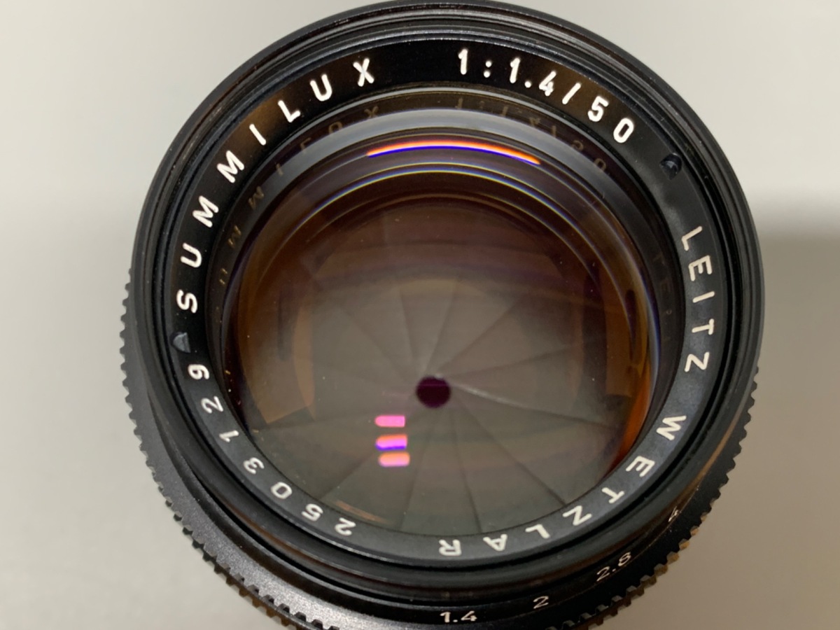 【中古】ライカ ズミルックスM 50mm F1.4 E43 ブラッククローム＆ブラックペイントハイブリッド