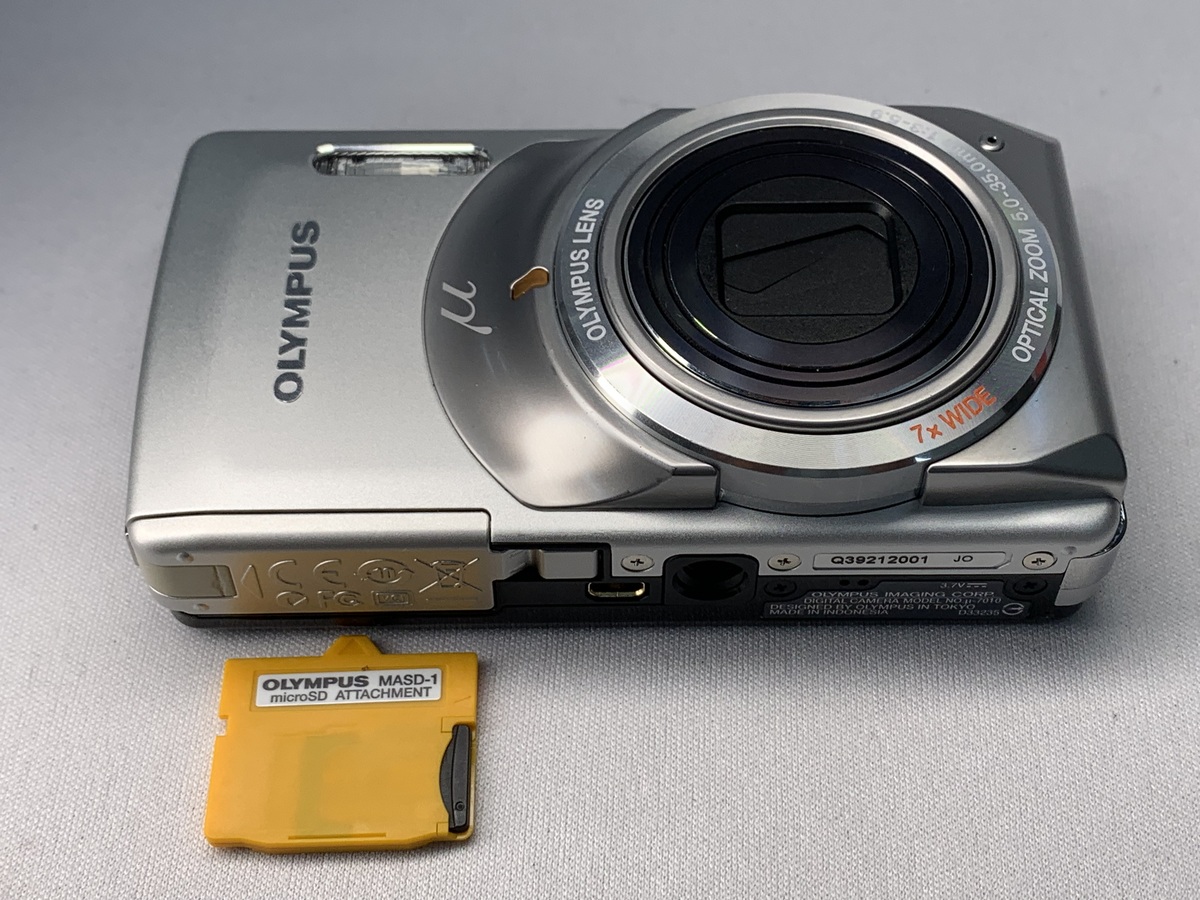 中古：B(並品)】オリンパス μ7010(シルバー)【1200万画素