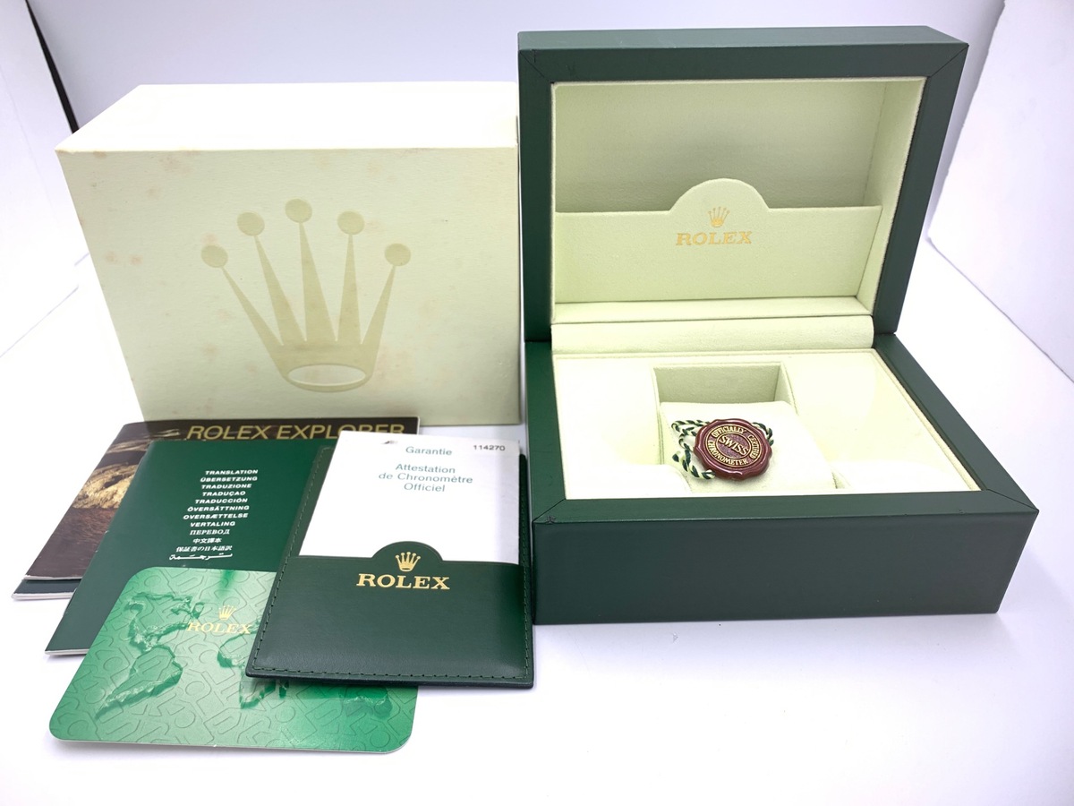 ロレックス(ROLEX) エクスプローラーI ブラック 114270 ステンレススティール