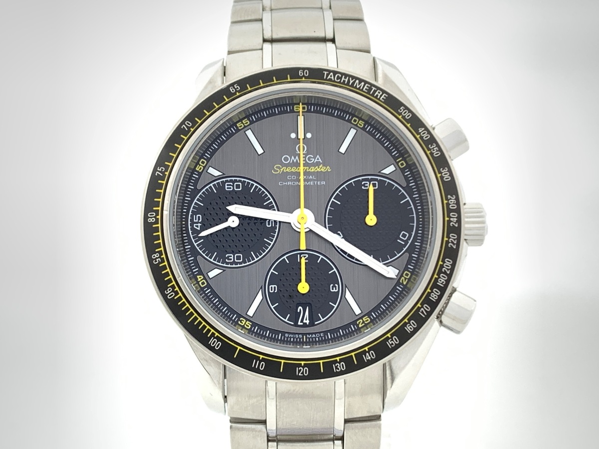 オメガ(OMEGA) スピードマスター レーシング グレー/ブラック/イエロー 326.30.40.50.06.001 ステンレススティール