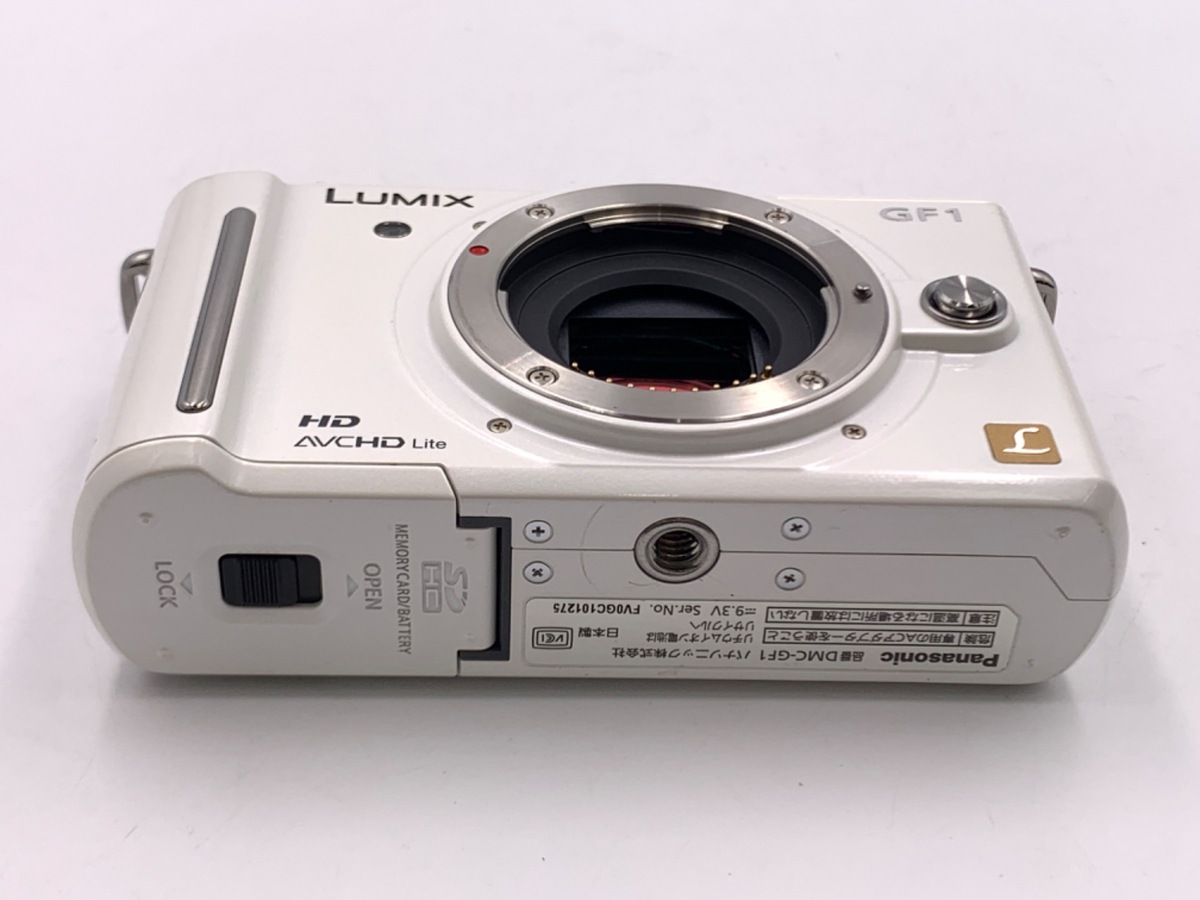 中古：B(並品)】パナソニック DMC-GF1 ボディ シェルホワイト