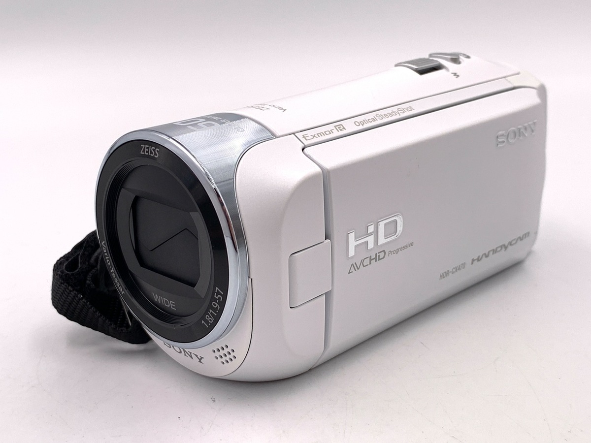 SONY HDR-CX470 ホワイト 保証2027年まで 格安レンタル] SONY ビデオカメラ HDR-CX470 2泊3日～