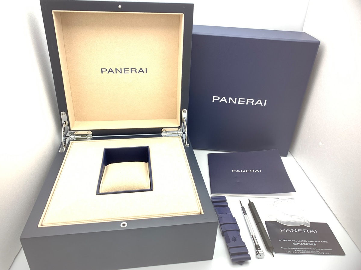 パネライ サブマーシブル ブルー PAM01565 ステンレススティール ルナロッサ