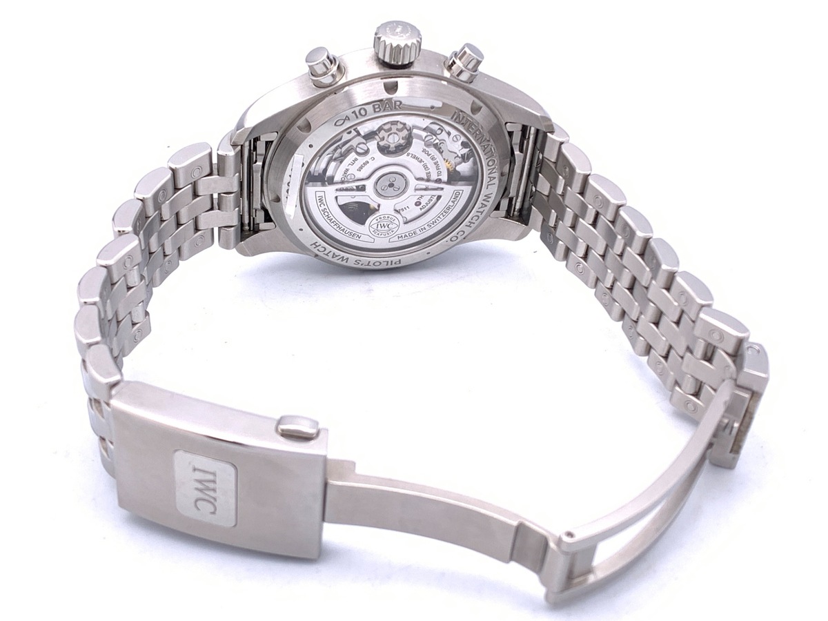 IWC パイロットウォッチ クロノグラフ ブラック IW388113 ステンレススティール