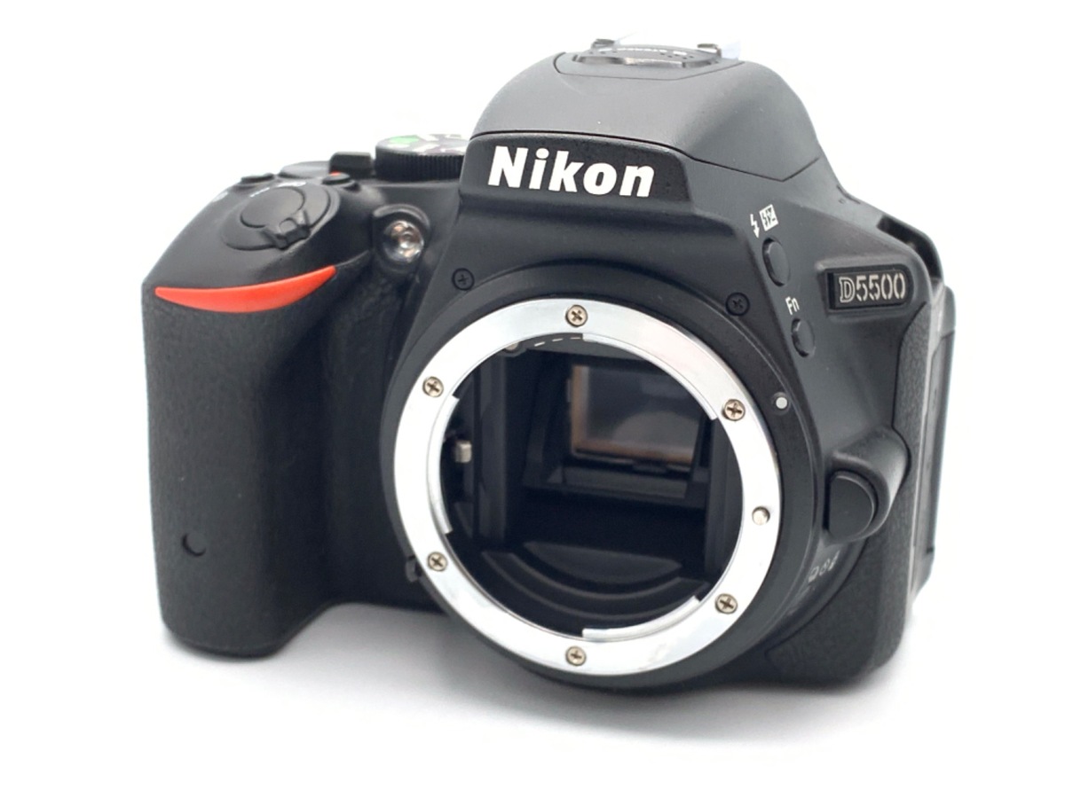 Nikon D5500 本体ボディ＋18−55mmズームレンズ（中古） 中古：B(並品)】ニコン D5500 ボディ ブラック | 2446010011182