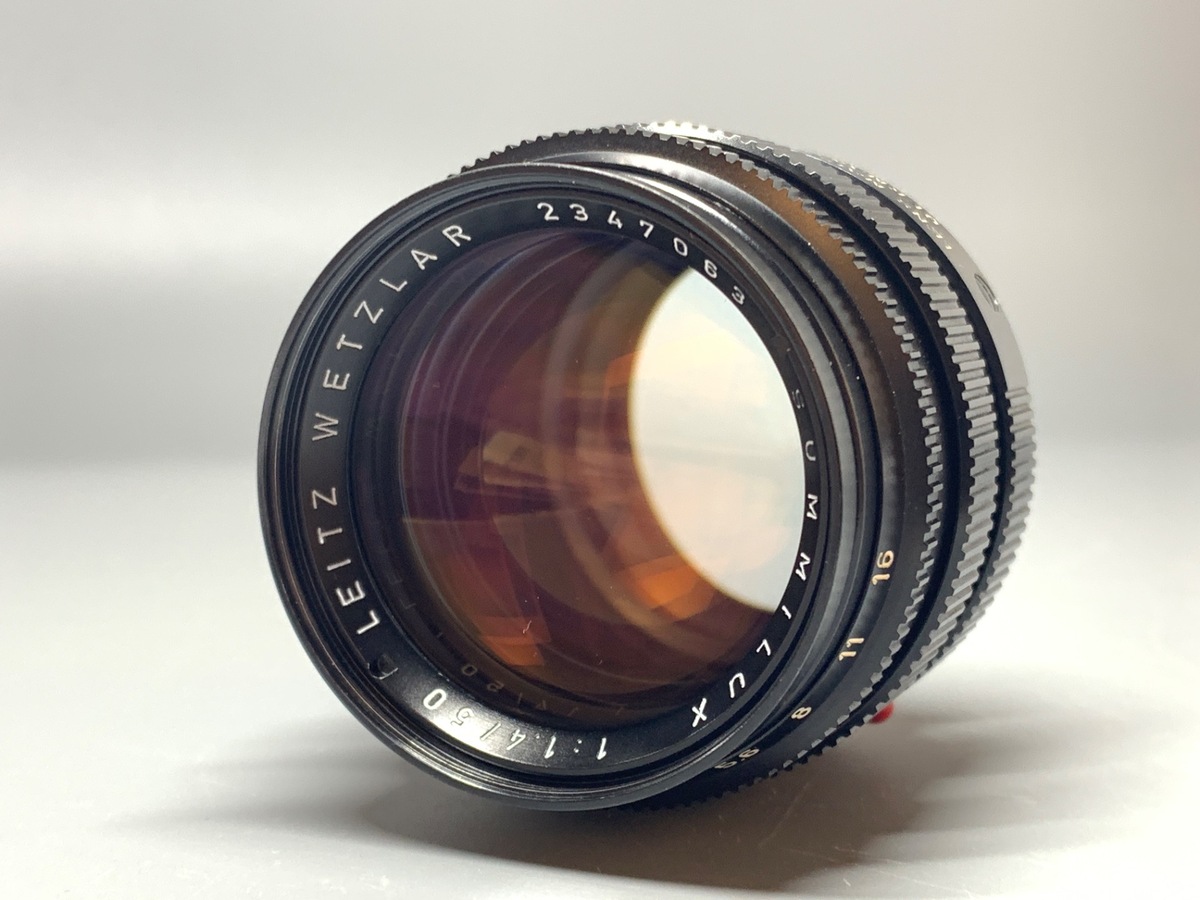 【中古】ライカ ズミルックスM 50mm F1.4 E43 ブラック