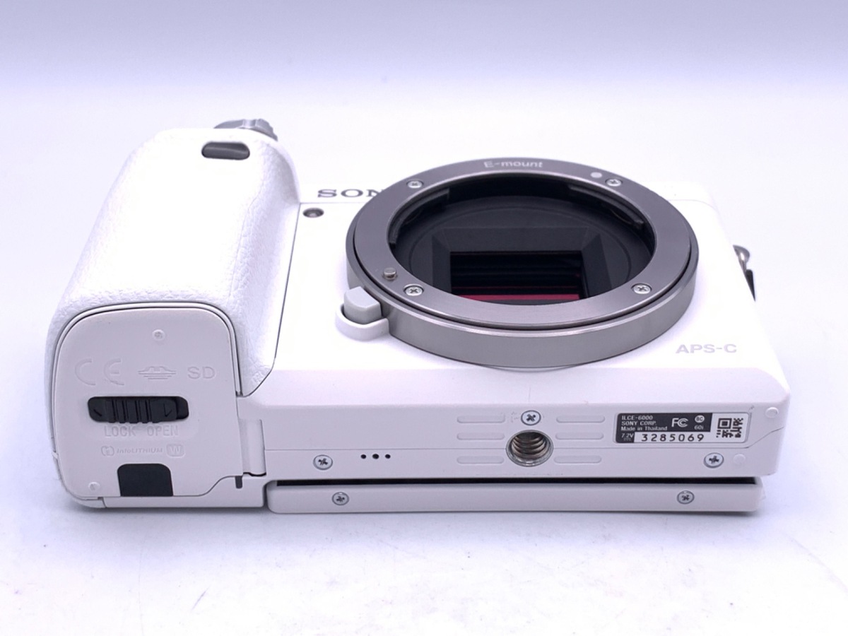 中古：AB(良品)】ソニー α6000 ボディ ホワイト [ILCE-6000