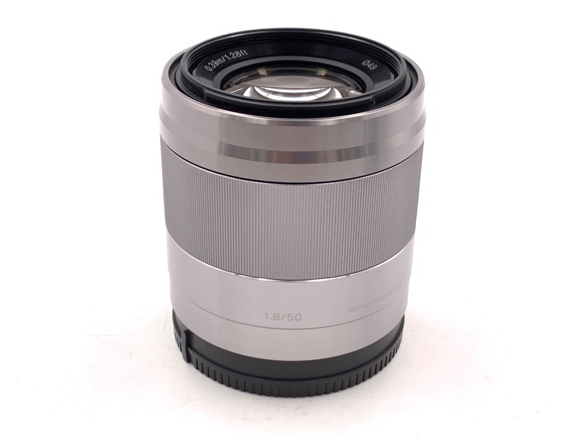 【良品】SONY E 50mm F1.8 OSS シルバー #9419 Sony E 50mm f/1.8 OSS Lens for Sony E, Silver SEL50F18 - Adorama