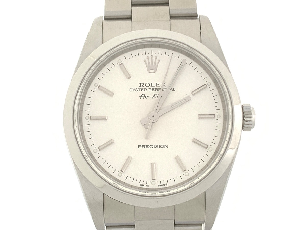 ロレックス(ROLEX) エアキング シルバー 14000M ステンレススティール
