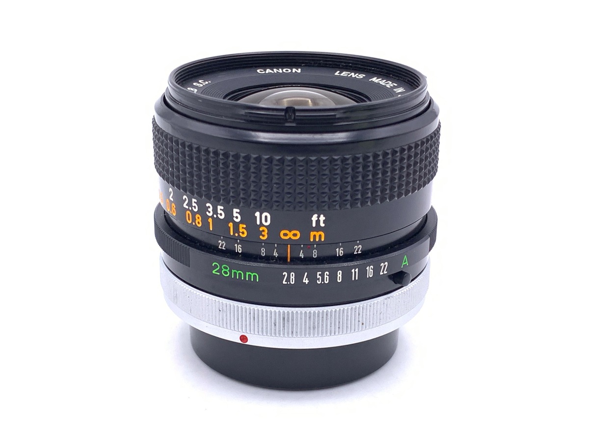 中古：B(並品)】キヤノン FD 28mm F2.8 S.C. | 2443950049244