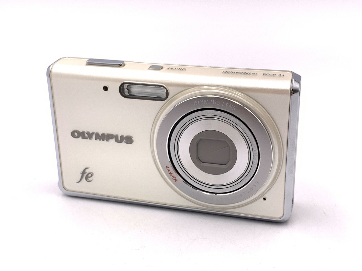 OLYMPUS デジタルカメラ FE-4020 パールホワイト　美品 中古：AB(良品)】オリンパス FE-4020 パールホワイト | 2446060093183