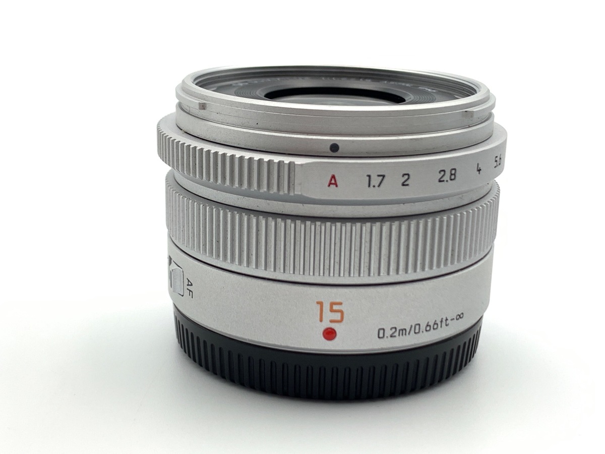 中古】パナソニック LEICA DG SUMMILUX 15mm/F1.7 ASPH. [H-X015