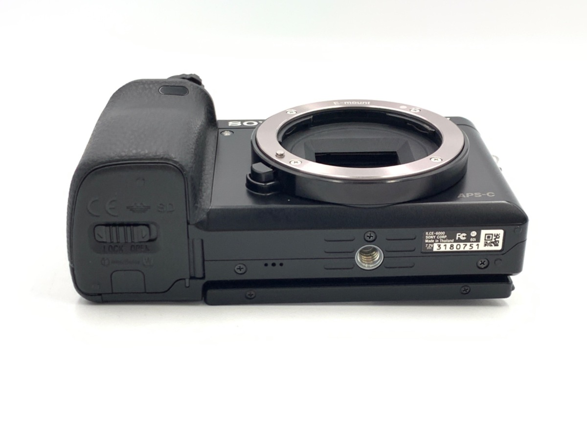 SONY ソニー α6000 ボディ ILCE-6000 ブラック 美品 中古：B(並品)】ソニー α6000 ボディ ブラック [ILCE-6000 B