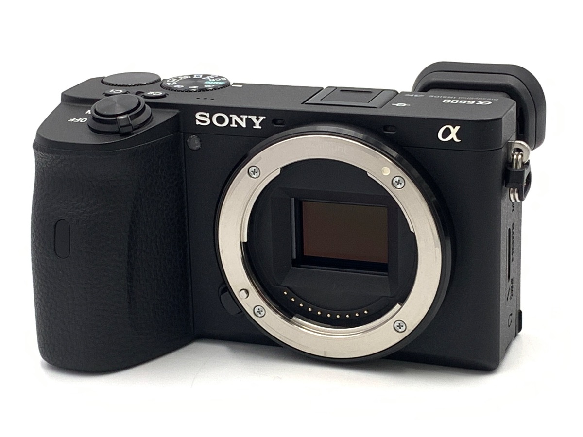 ソニーミラーレス一眼カメラ　a6600 ボディブラック　中古品　アイカップおまけ Amazon | 【整備済み品】 ソニー SONY ミラーレス一眼 α6600