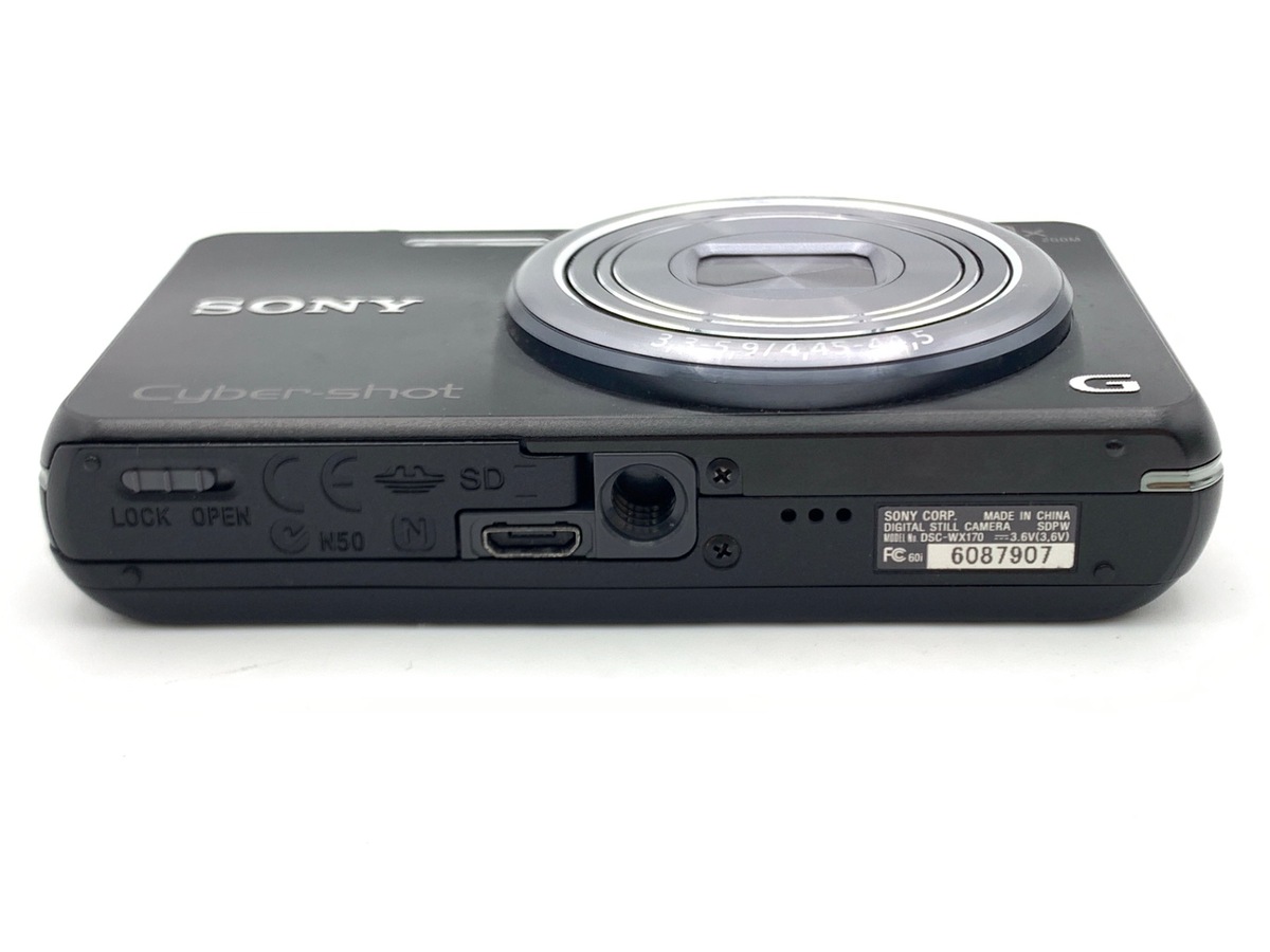 中古：AB(良品)】ソニー Cyber-shot DSC-WX170 B ブラック | 2446210043075